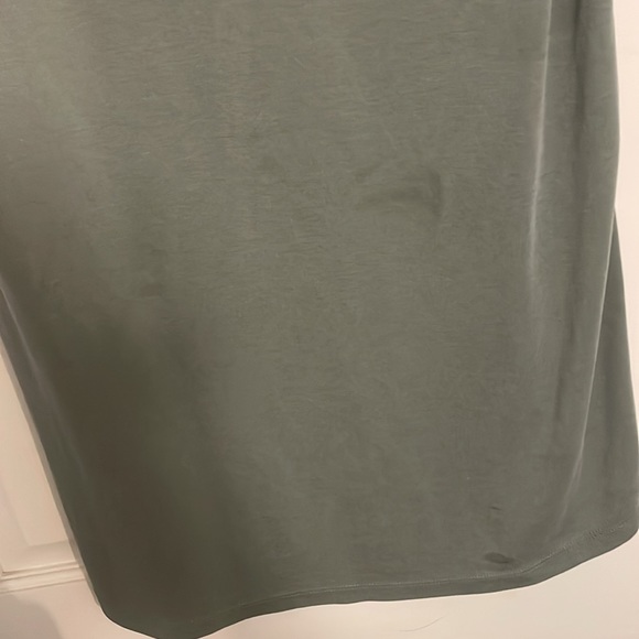 Comfy sage green tshirt dress - Picture 2 of 3